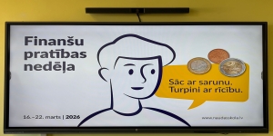 Finanšu pratības nedēļā kopā ar Latvijas Bankas eksperti